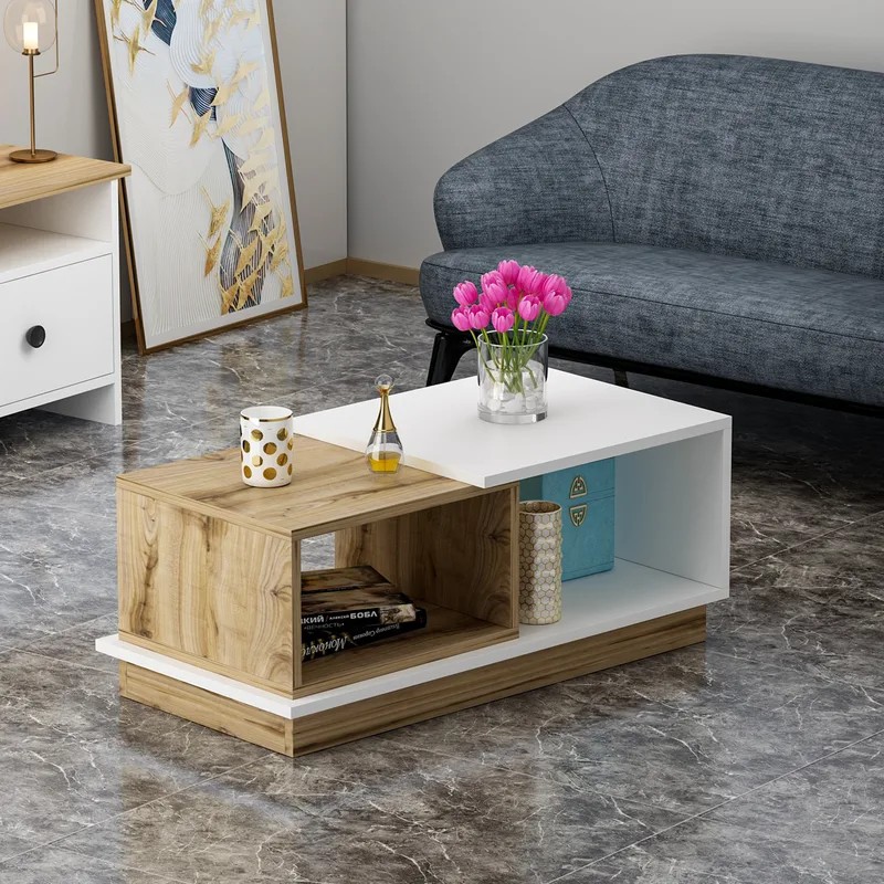 Τραπέζι Σαλονιού Viyana - White 382Nrc1205 (90x36x45)