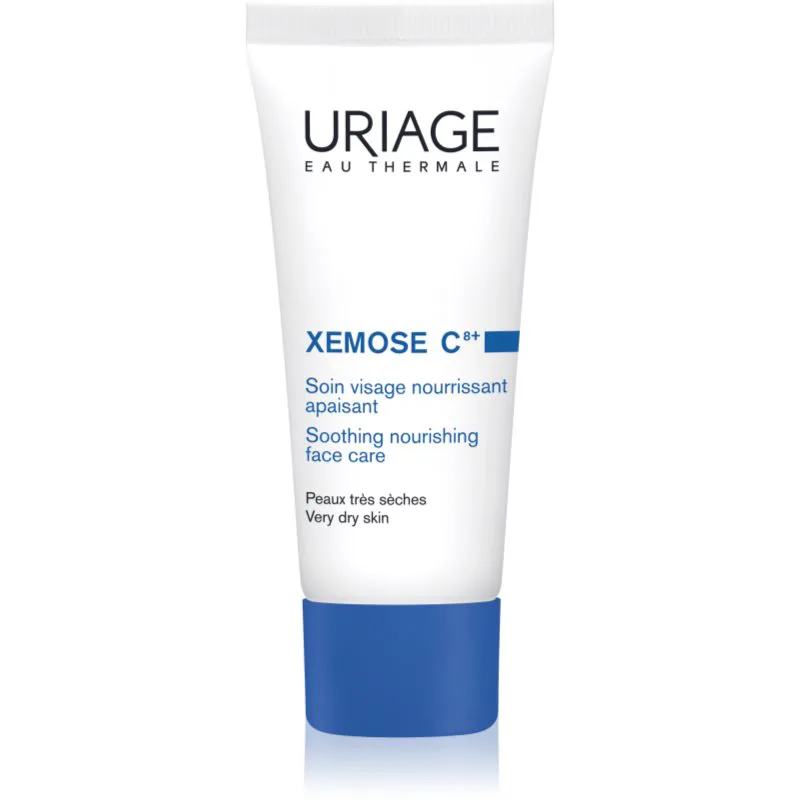 Uriage Xemose C8+ Soothing Nourishing Face Care καταπραϋντική και θρεπτική κρέμα για ξηρή και ατοπική επιδερμίδα 40 ml