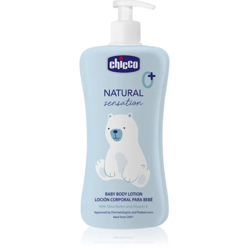 Chicco Natural Sensation Baby γαλάκτωμα σώματος για παιδιά από τη γέννηση 0+ 500 ml