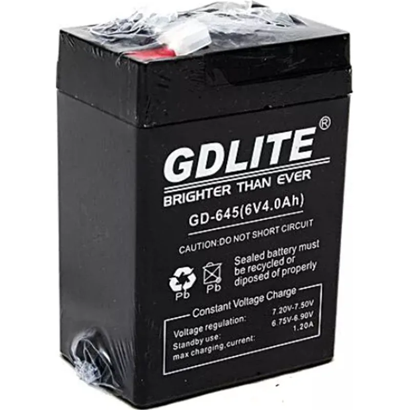 GDLite Μπαταρία Μολύβδου 6V 4.0Ah