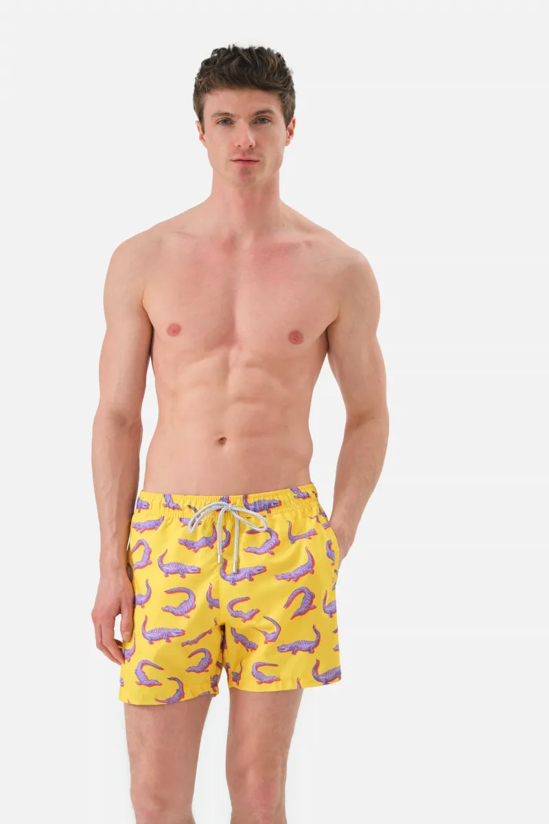 Μαγιο John Frank Crocodile Yellow JFSSSW42