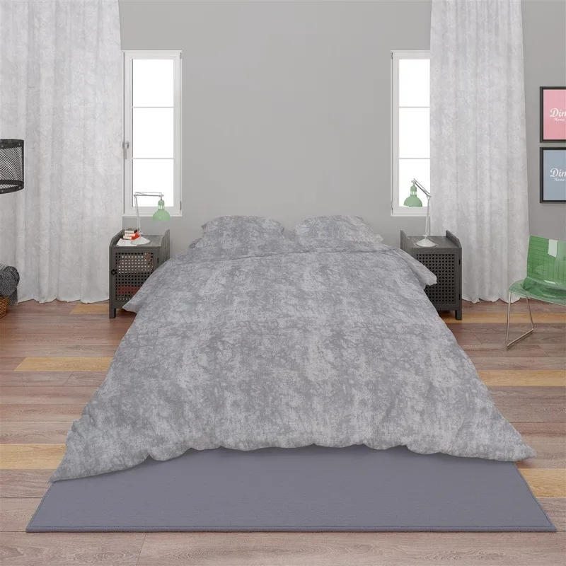 Σετ Σεντόνια King Size 4 Τεμαχίων Dimcol Premium Shadow 613 240x270 Dark Grey