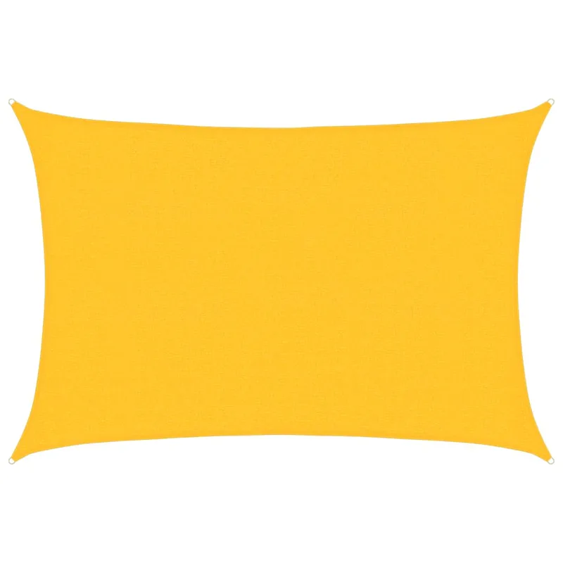 vidaXL Πανί Σκίασης Κίτρινο 2,5 x 4 μ. 160 γρ./μ² από HDPE