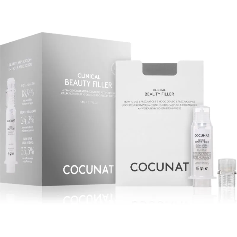 Cocunat Clinical Beauty Filler αντιγηραντικός ορός προσώπου με μικροβελονισμό 5 ml