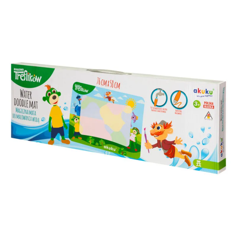 Μαγικό Χαλάκι Ζωγραφικής Με Νερό 76x58εκ. akuku A0638 - akuku - A0638