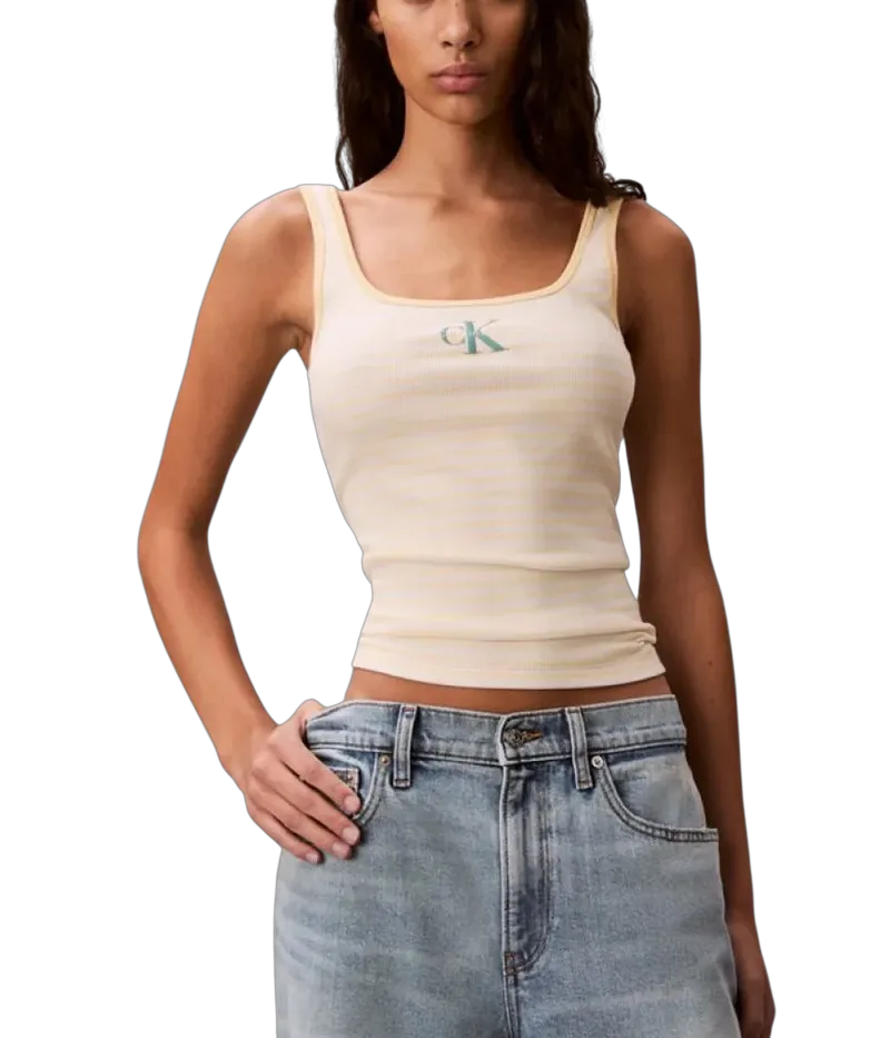 Γυναικείο Tank Top Κίτρινο Calvin Klein LV047F832G-XBS