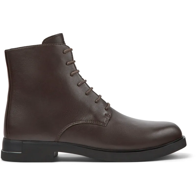 CAMPER Iman - Μποτάκια Για Γυναικεία - Καφέ, Μέγεθος 39, Smooth leather