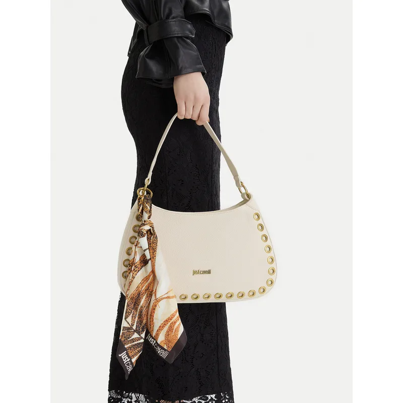 Τσάντα Just Cavalli 80RA4BF6 ZSB81 Εκρού