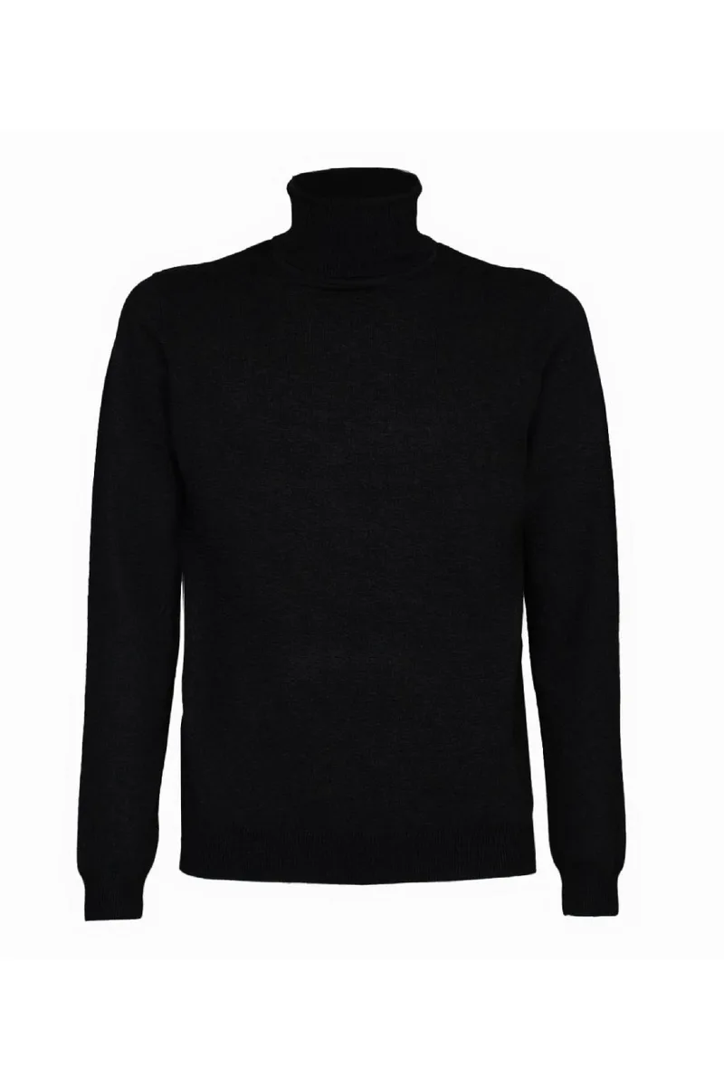SSEINSE Μακρυμάνικες Μπλούζες Dolcevita - BLACK-MI2251SS-BLACK