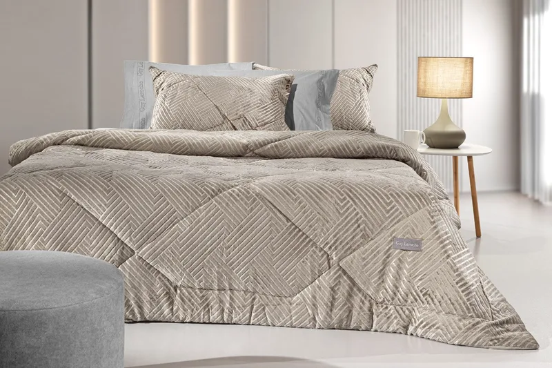 Πάπλωμα Μονό Guy Laroche York Natural 160x240