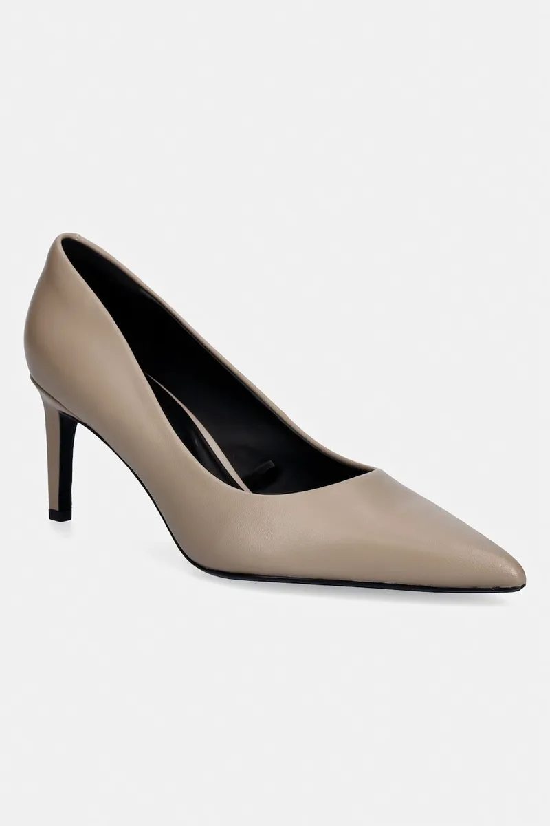 Δερμάτινες γόβες Calvin Klein ESS STILETTO 70