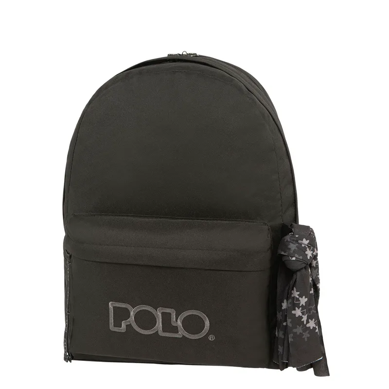 Τσάντα πλάτης Polo Original Double with Scarf 901235-2002 (μαύρο)