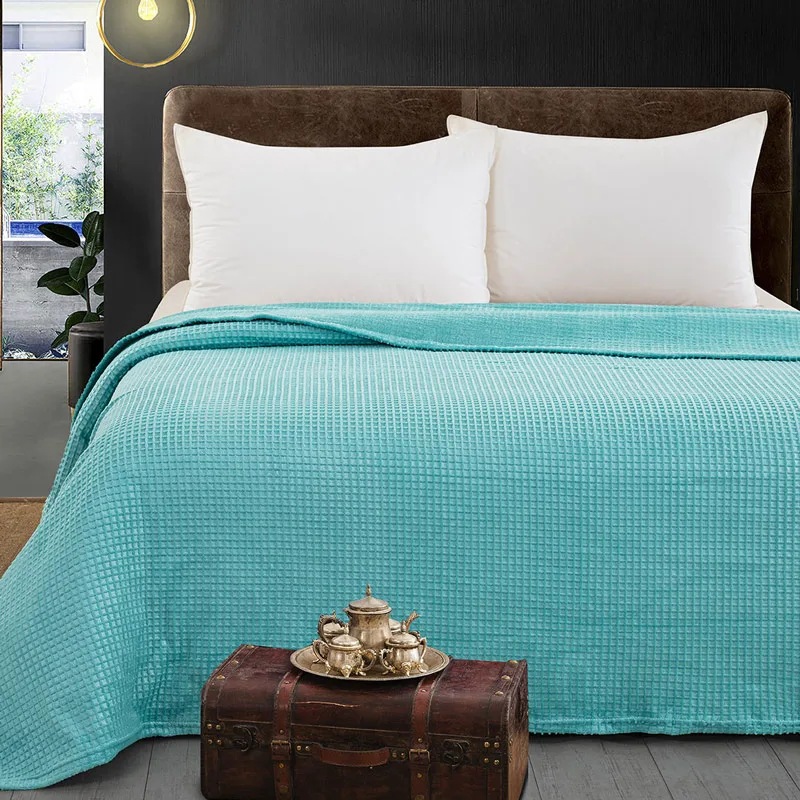 Κουβέρτα Fleece Μονή 160x220 Beauty Home 11554 Turquoise 160x220