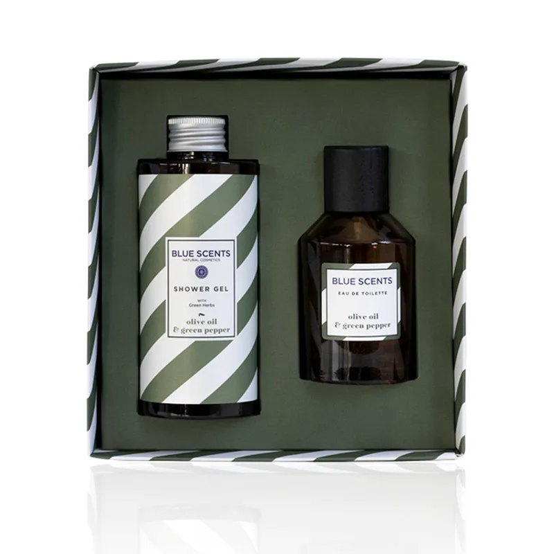 Gift Set Olive Oil & Green Pepper Shower Gel & Eau de Toilette