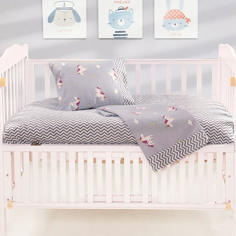 Σεντόνια Κούνιας Με Λάστιχο Σετ Beauty Home 5181 Unicorns 70x140+15