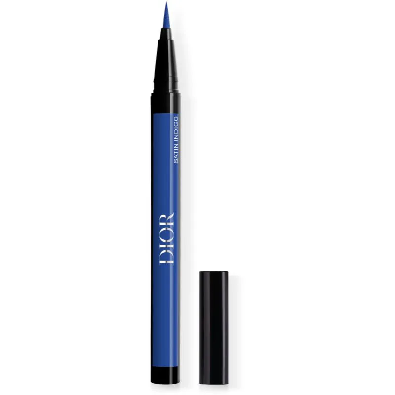 DIOR Diorshow Liquid Liner υγρό λάινερ ματιών σε στυλό αδιάβροχο απόχρωση 181 Satin Indigo 0.55 ml