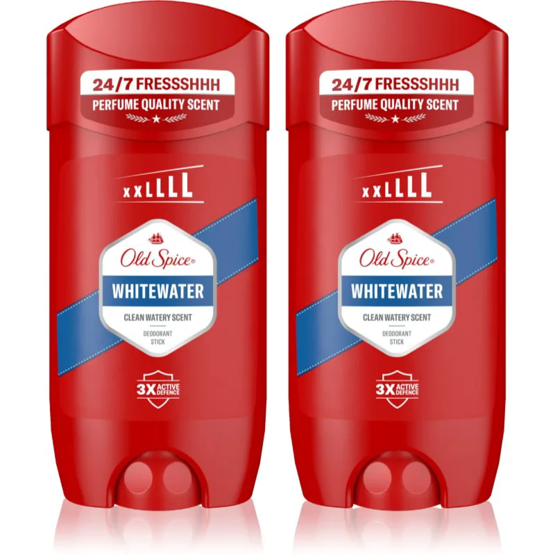 Old Spice Whitewater στερεό αποσμητικό για άντρες 2x85 ml