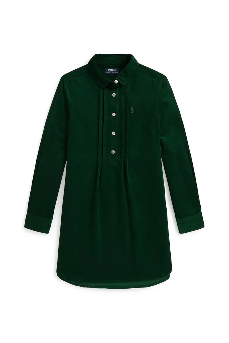 Polo Ralph Lauren Παιδικό βαμβακερό φόρεμα Polo Ralph Lauren