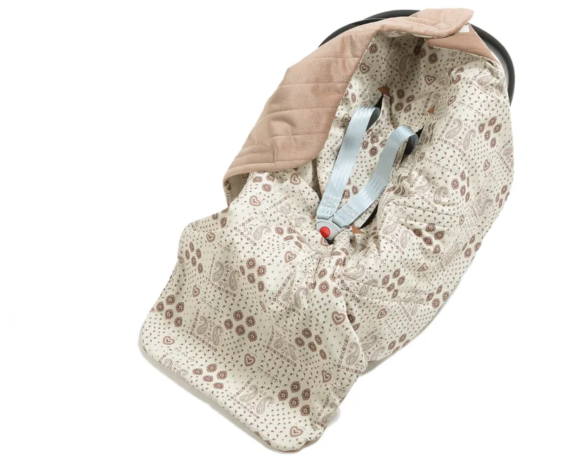 Κουβέρτα Car Seat Bandana Cream
