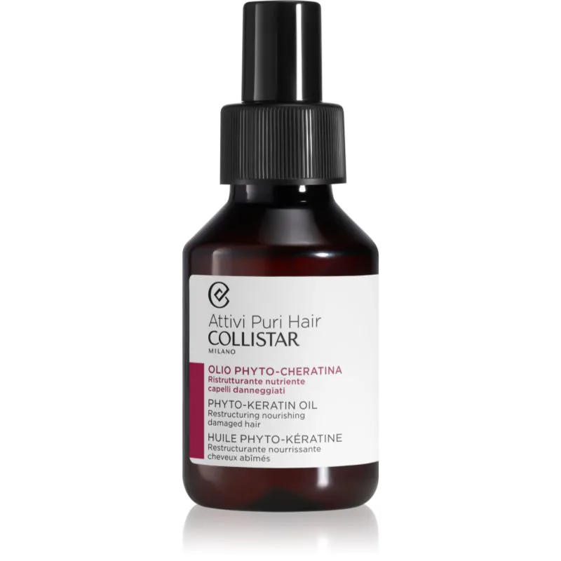 Collistar Hair Phyto-Keratin Oil Restructuring Nourishing αναγεννητικό λάδι για τα μαλλιά με κερατίνη 100 ml