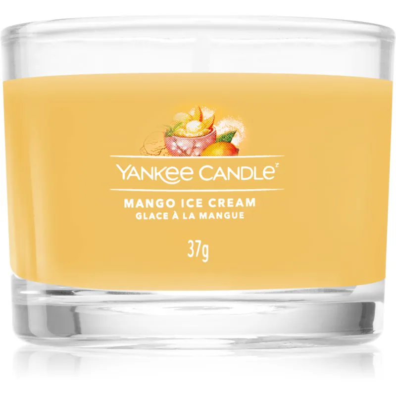 Yankee Candle Mango Ice Cream αναθηματικό κερί glass 37 γρ