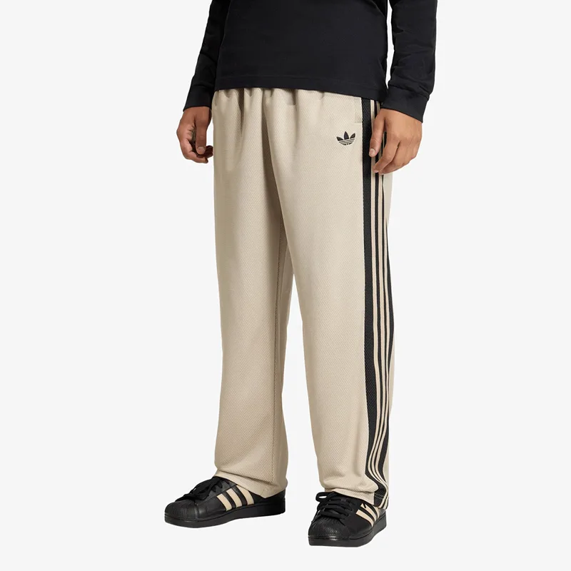 Φόρμα adidas Loose Mesh Tracksuit Bottoms Stone Khaki M