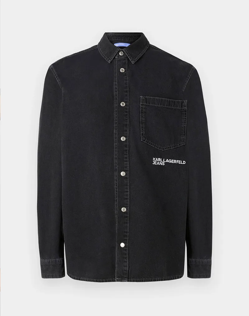 KARL LAGERFELD JEANS KLJ REG DENIM SHIRT A3M16001-1BJ DenimBlack