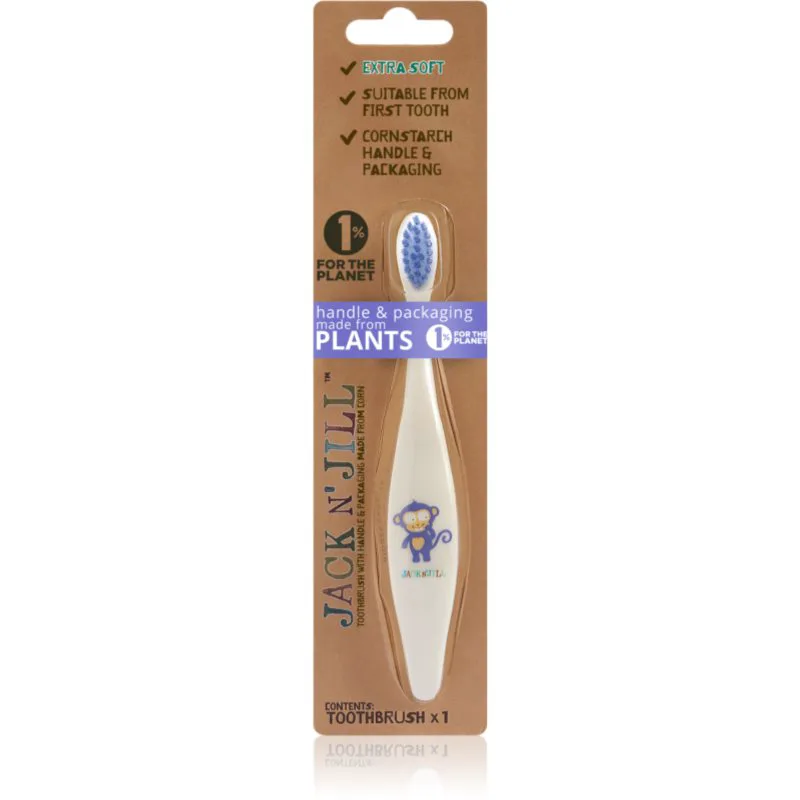 Jack N’ Jill Toothbrush οδοντόβουρτσα για παιδιά Monkey 1 τμχ
