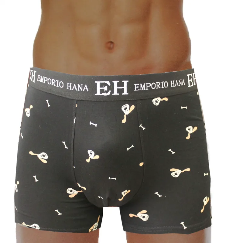 BOXER EMPORIO HANA ΣΚΟΥΡΟ ΓΚΡΙ-M