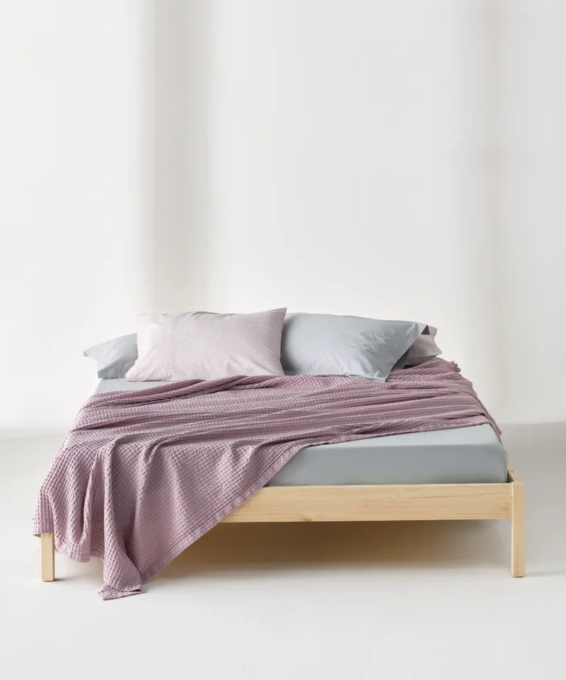 Cecilia 35 κουβερτα υπερδιπλη βαμβακερη waffle 220x240