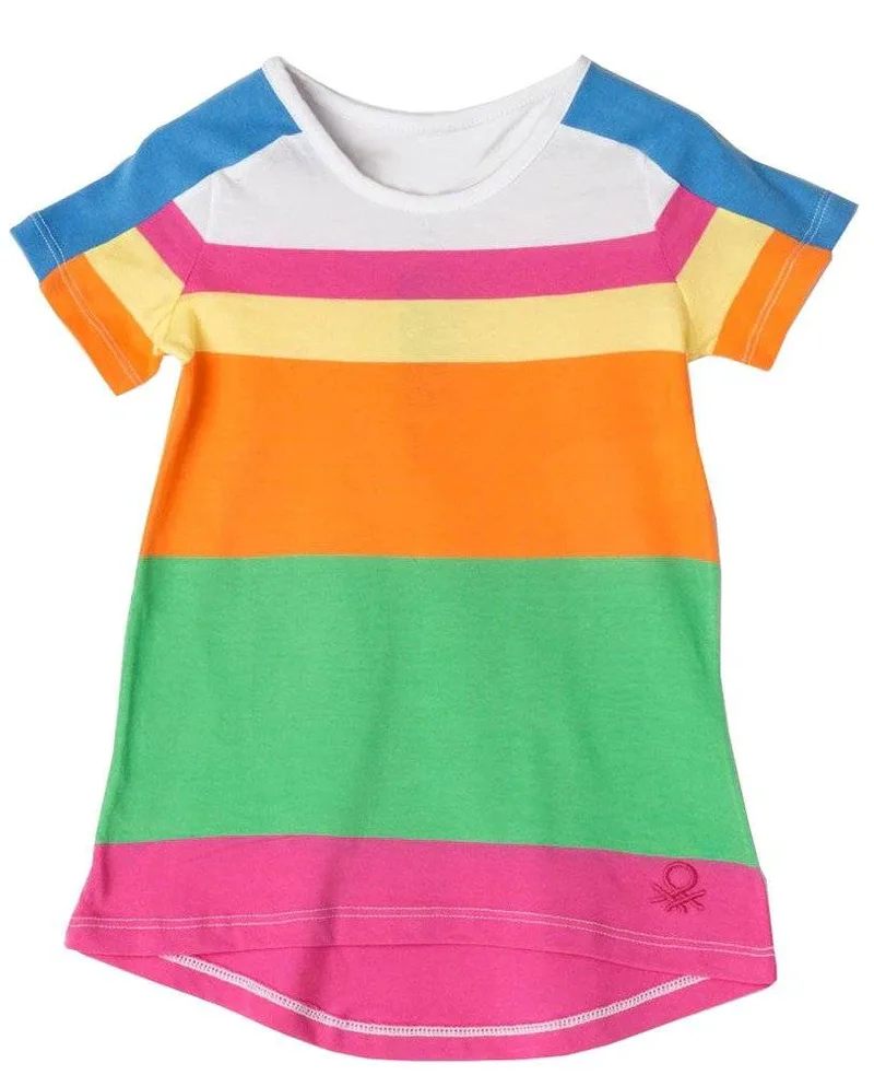 ΜΠΛΟΥΖΑ ΜΕ ΚΟΝΤΟ ΜΑΝΙΚΙ BENETTON FOUNDATION TK ΡΙΓΕ ΠΟΛΥΧΡΩΜΟ (82 CM)-(1-2 ΕΤΩΝ)