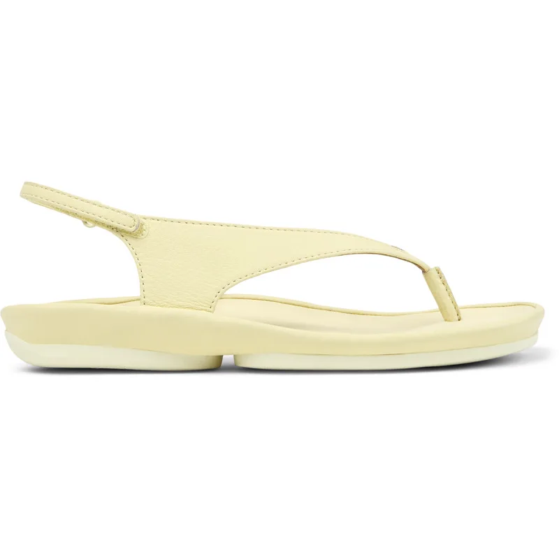 CAMPER Right Isla - Πέδιλα Για Γυναικεία - Κίτρινο, Μέγεθος 39, Smooth leather