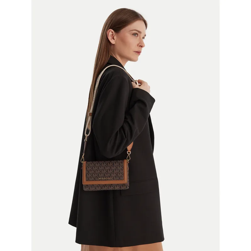 Τσάντα MICHAEL Michael Kors Jet Set 32T4GJ6C1O Καφέ