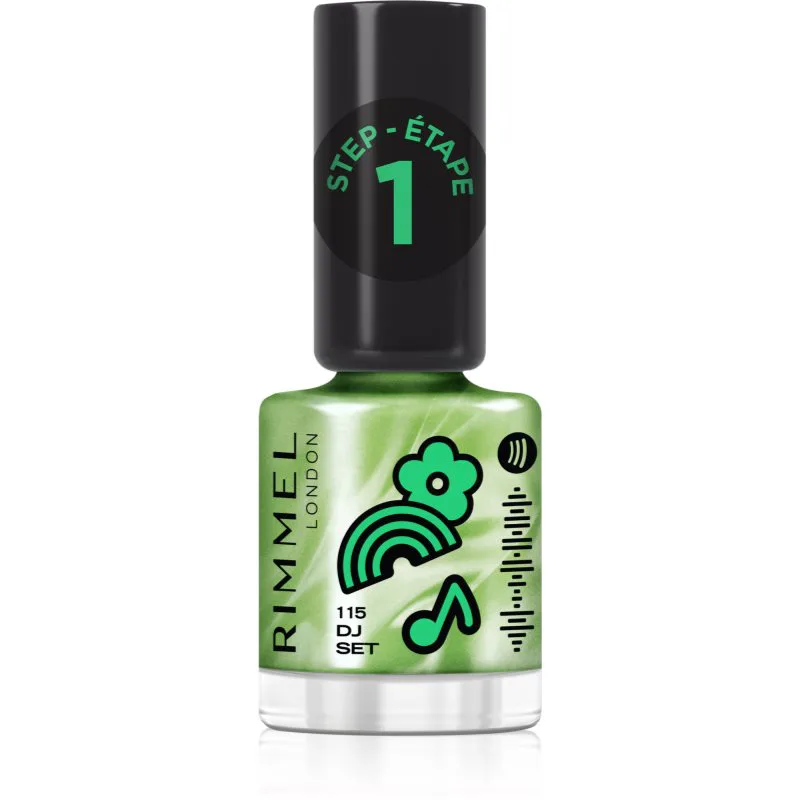 Rimmel SuperGel βερνίκι νυχιών απόχρωση 115 DJ Set 12 ml