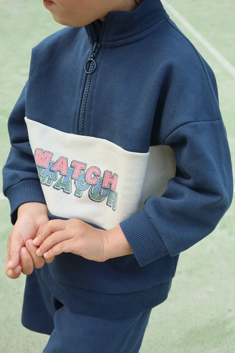 Παιδική μπλούζα Konges Sløjd LOU HALF ZIP SWEAT OCS