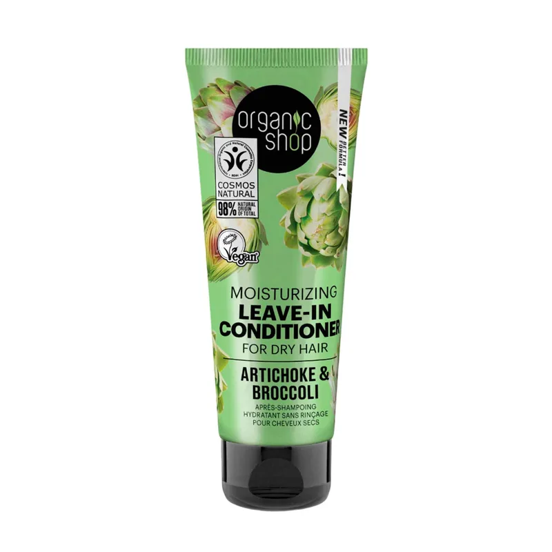 Organic Shop Artichoke Leave-in Moisturizing Conditioner Dry Hair 75ml