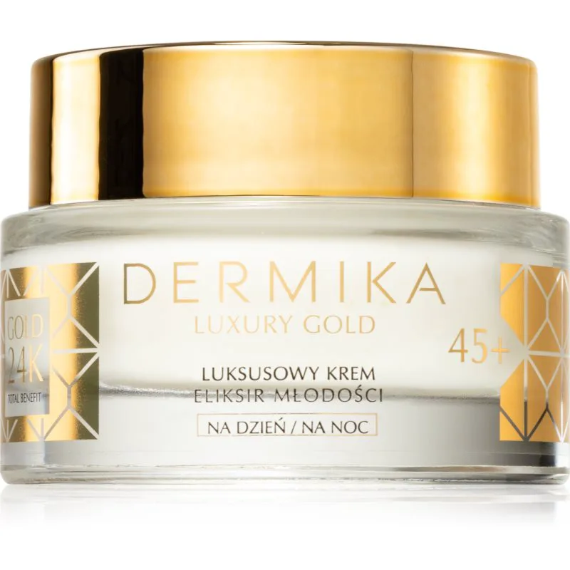 Dermika Luxury Χρυσό ανανεωτική κρέμα 45+ 50 ml