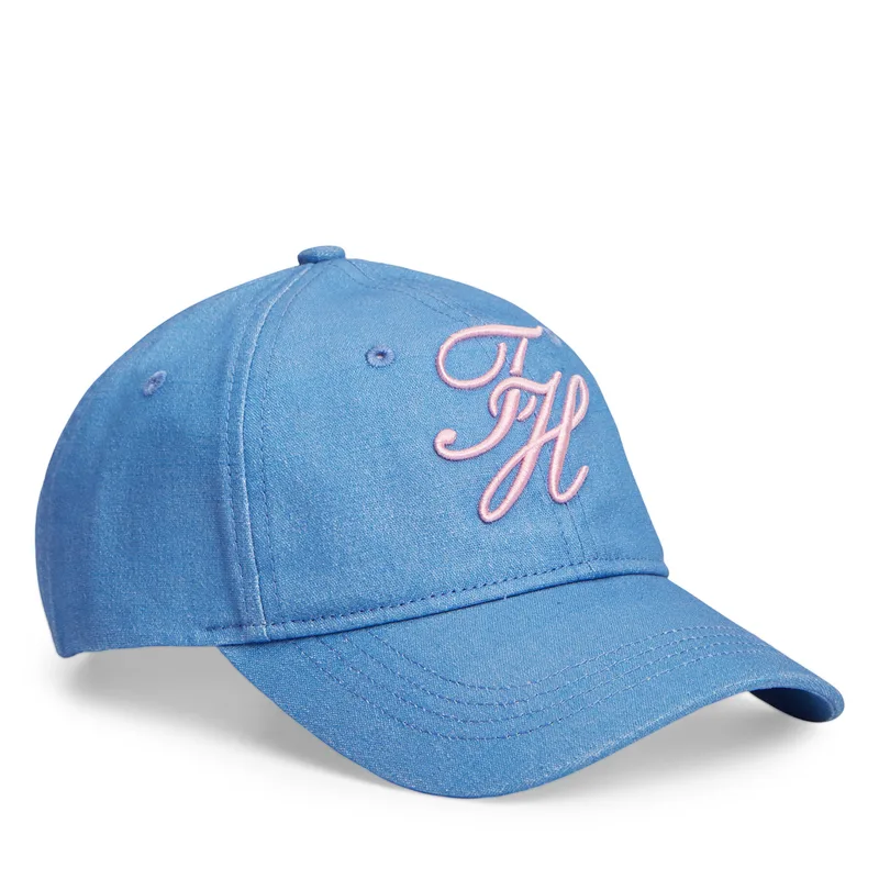 Καπέλο Jockey Tommy Hilfiger Logo Embroidery Baseball Cap AW0AW18338 Μπλε