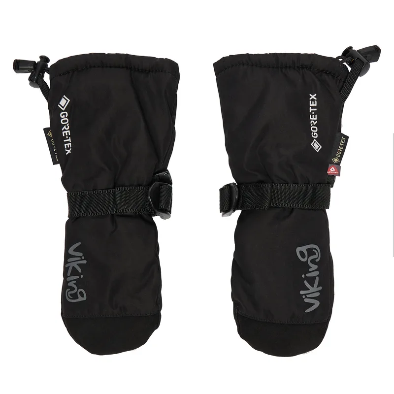 Γάντια για σκι Viking Nomadic GTX Kids 165/23/9336/0900 Μαύρο