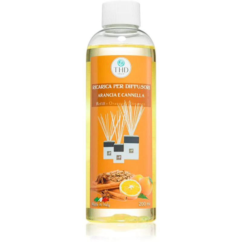 THD Ricarica Arancia & Cannella ανταλλακτικό για διαχυτές αρώματος 200 ml