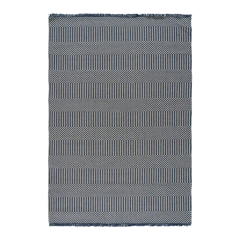 Beauty Home Χαλί βαμβακερό Cocotton 9229 Γκρι,Μπλε 125x180