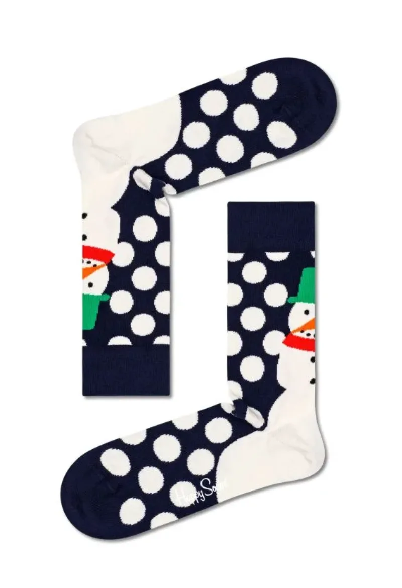 UNISEX ΚΑΛΤΣΕΣ JUMBO SNOWMAN HAPPY SOCKS ΠΟΛΥΧΡΩΜΟ