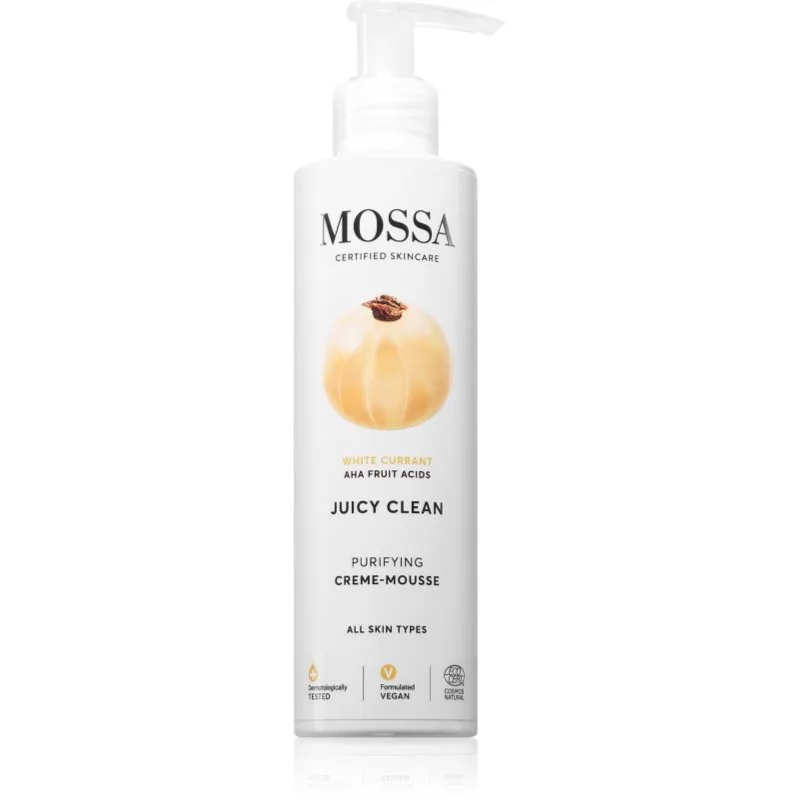 Mossa Juicy Clean καθαριστικός αφρός για το πρόσωπο 190 ml