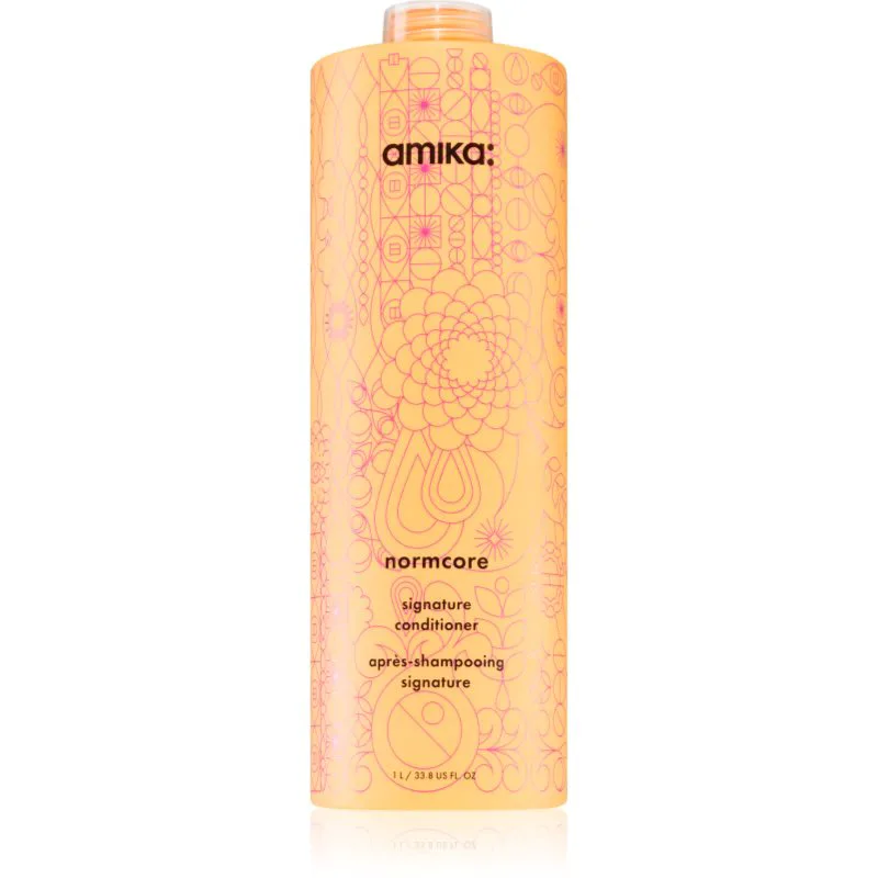 amika Normcore Signature Conditioner ενυδατικό μαλακτικό Για λάμψη και απαλότητα μαλλιών 1000 ml