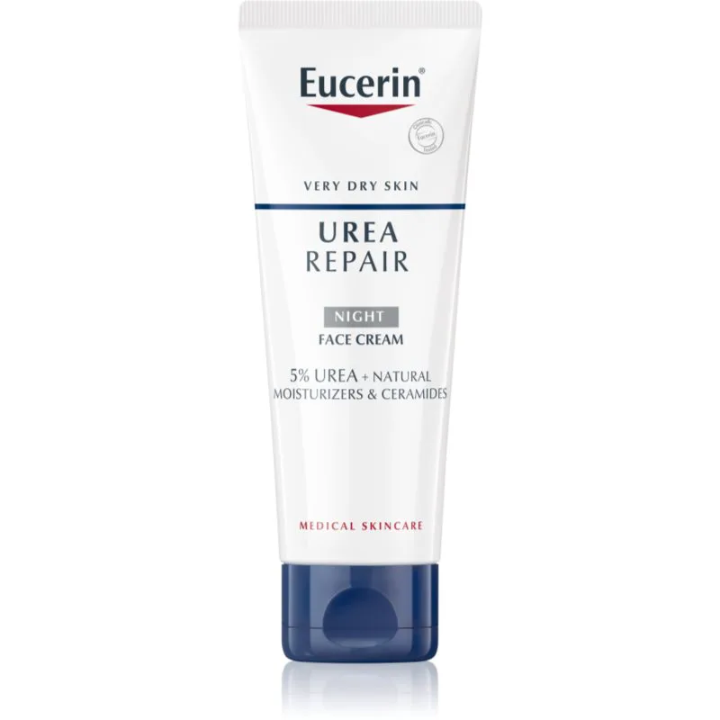 Eucerin UreaRepair Night Cream κρέμα νύχτας Για πρόσωπο, λαιμό και ντεκολτέ χωρίς άρωμα 50 ml