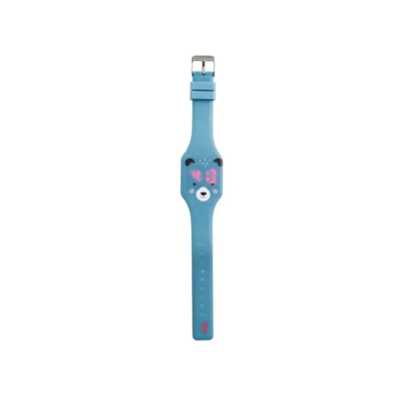 Παιδικό Ρολόι Χειρός Touch Watch Σιλικόνης Miquelrius Back2Fun Αρκουδάκι Μπλε