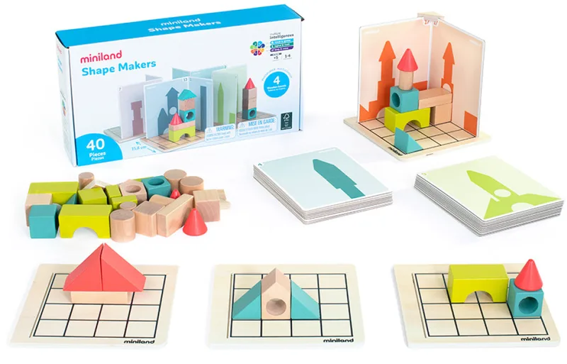 ΠΑΙΧΝΙΔΙ ΚΑΤΑΣΚΕΥΗΣ MINILAND SHAPE MAKERS
