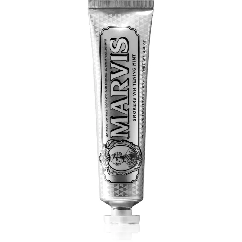 Marvis Whitening Smokers Mint λευκαντική οδοντόκρεμα για καπνιστές γεύση Mint 85 ml