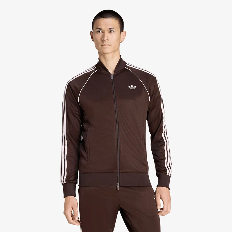 Φούτερ adidas Sst Track Top Aurora Coffee L