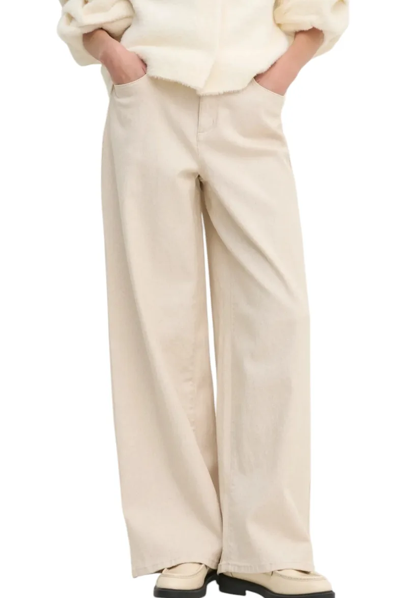 Παντελόνι Jean DKNY Wide Leg Lurex DJ4M4119-IFR Γυναικείο